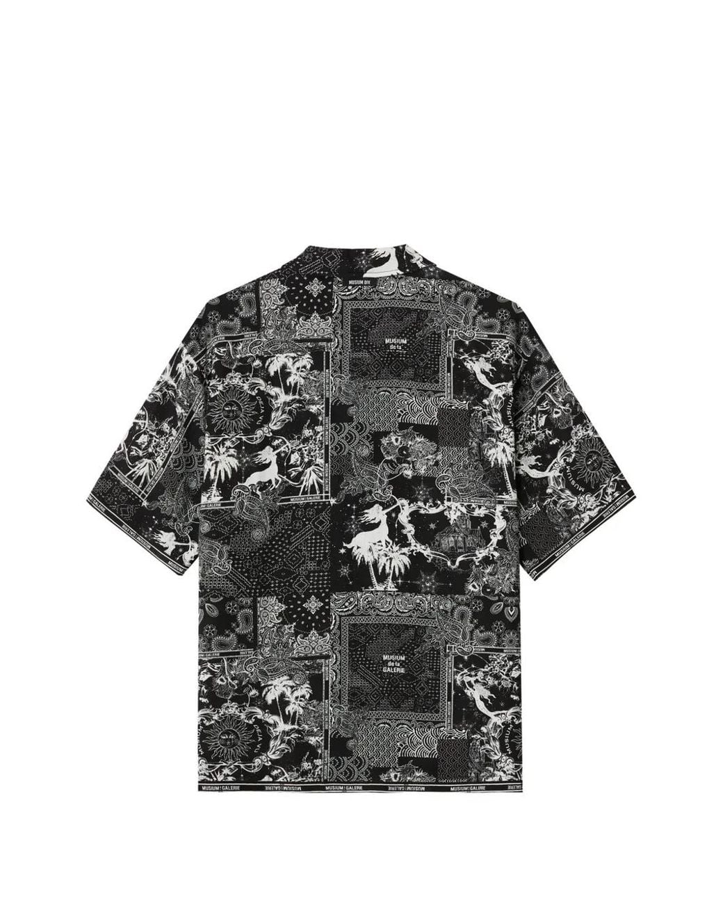 Musium Div. Black Chemise À Imprimé Graphique for men