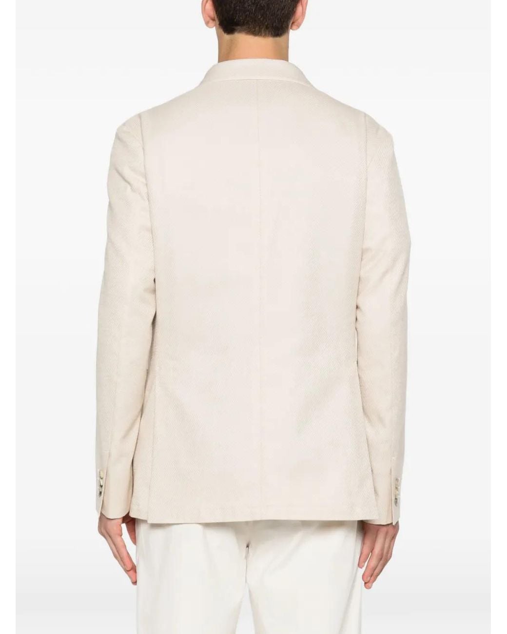 Canali Doppelreihiges Sakko in Natural für Herren