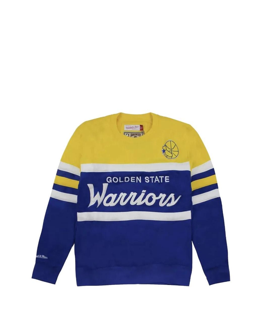 Mitchell & Ness Blue X Nba Golden State Warriors Head Coach Sweatshirt for men