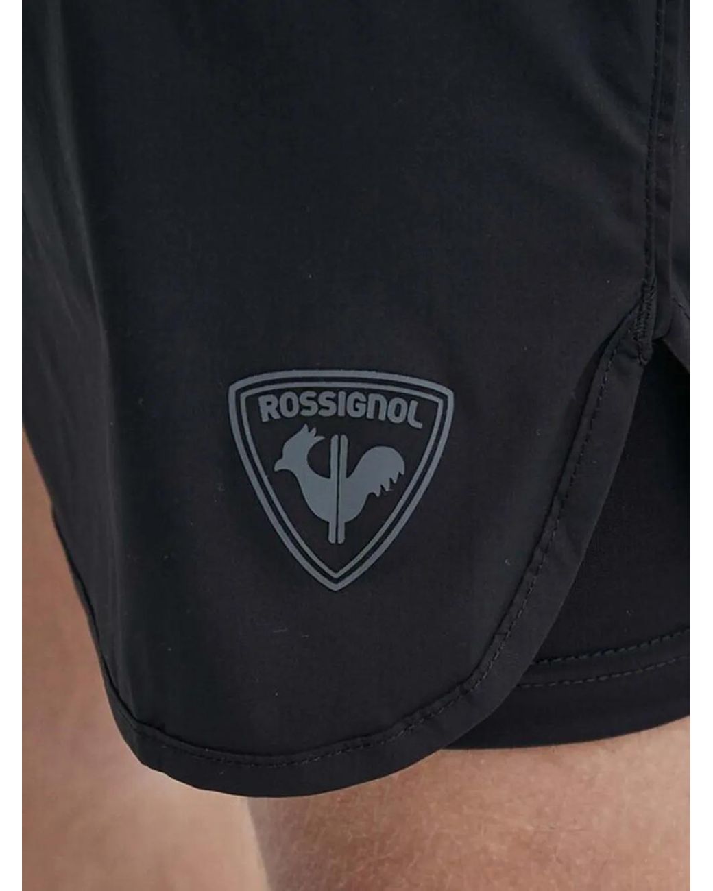 Rossignol Black Drawstring Logo Shorts for men
