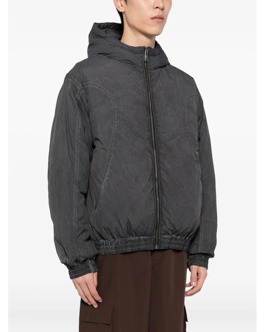 Izzue Gray Zip-Up Jacket for men