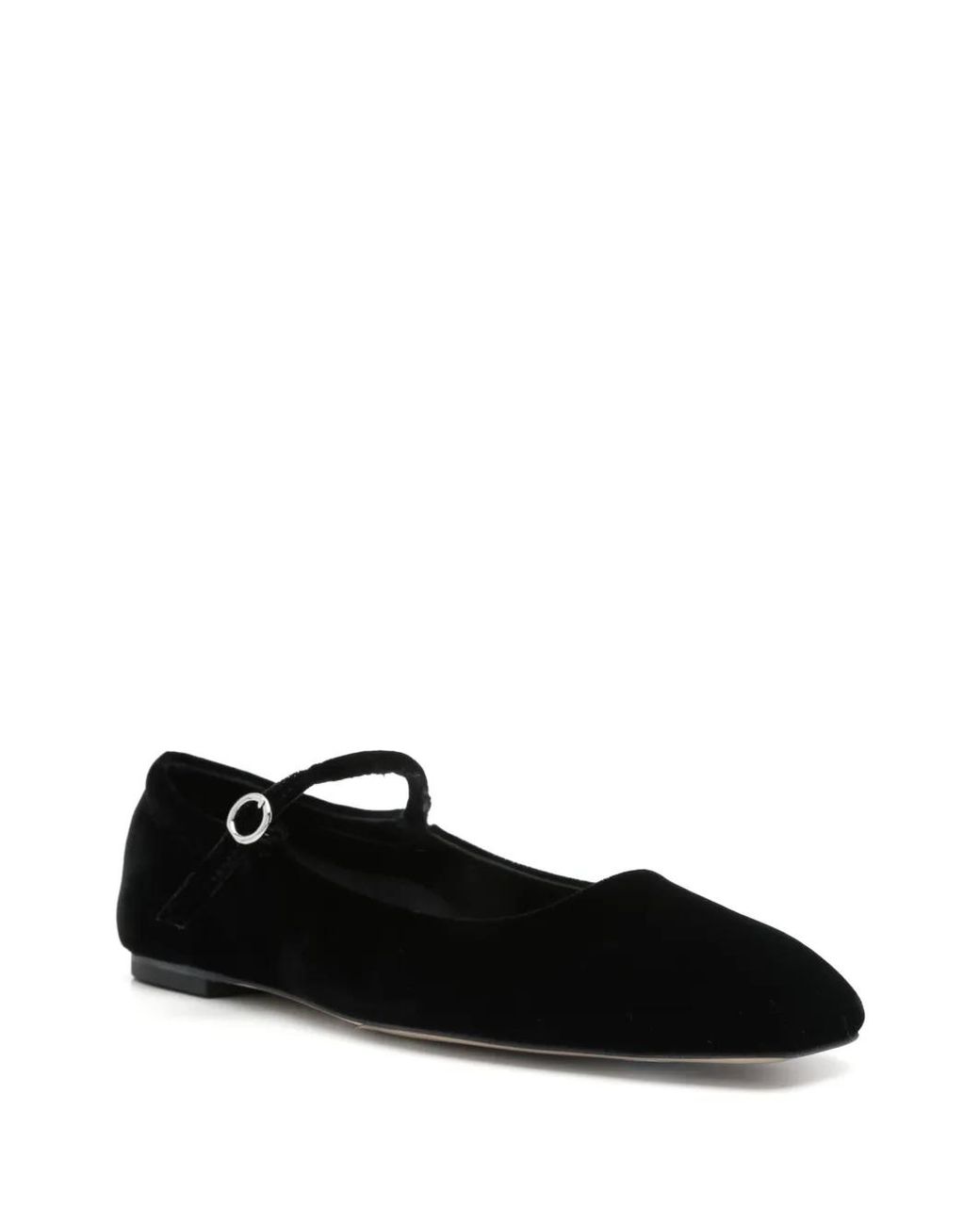 Aeyde Black Uma Mary Jane Ballet Flats
