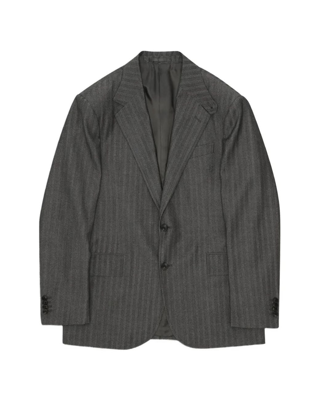 Fortela Black Bertolucci Herringbone-Wool Suit (Set Of Two) for men