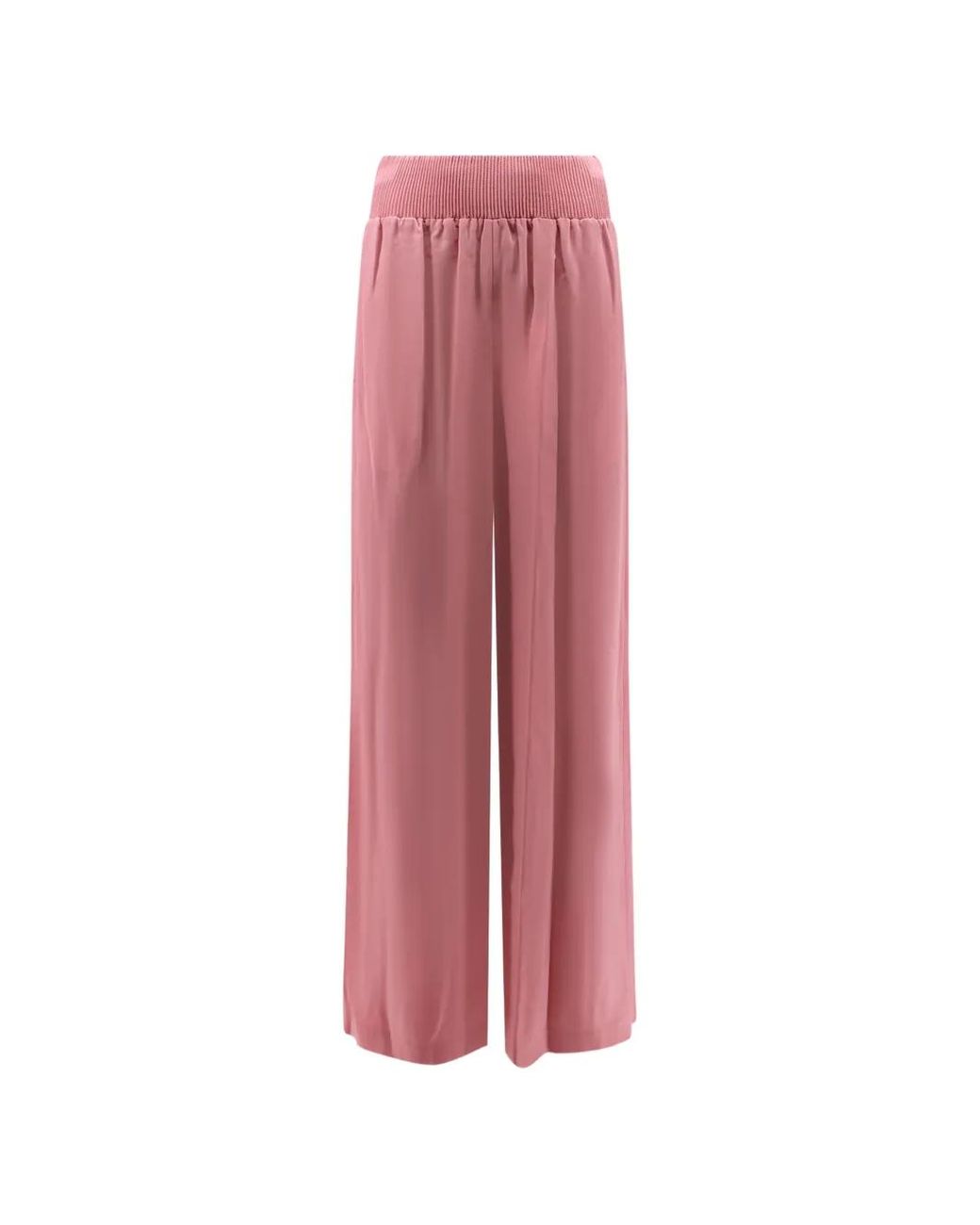 Joseph Pink Nour Satin-Finish Trousers