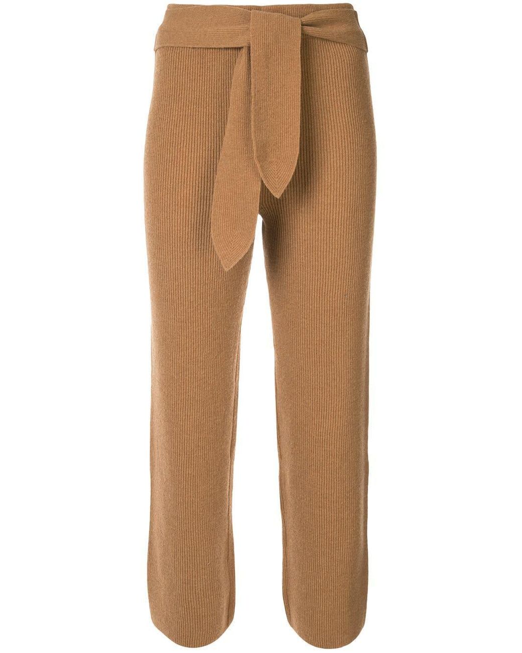 Nanushka Cashmere Belted Ribbed Knit 