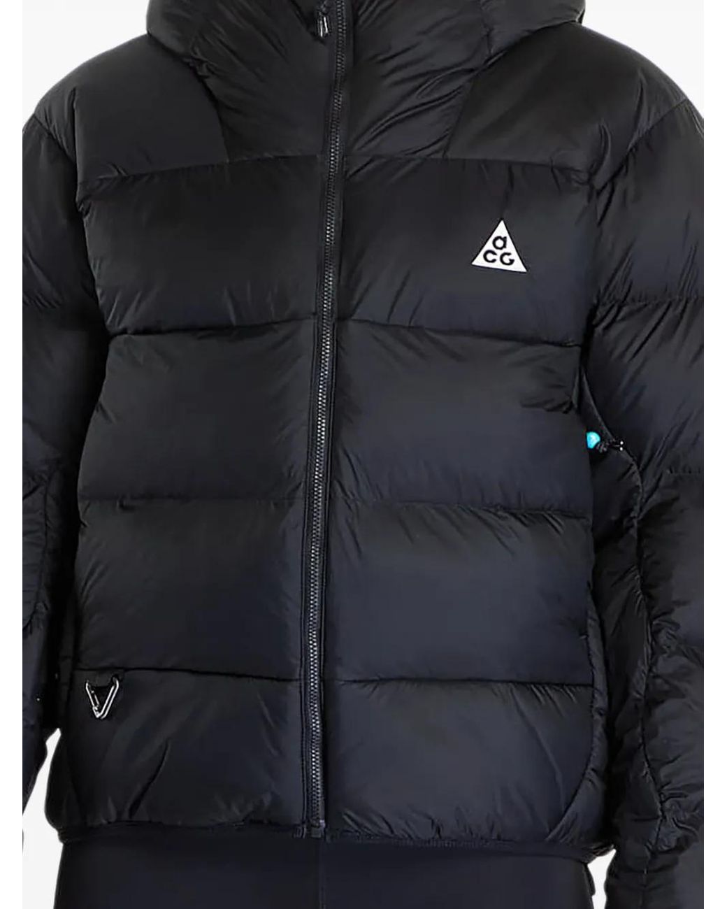 Nike Black Hooded Puffer Jacket