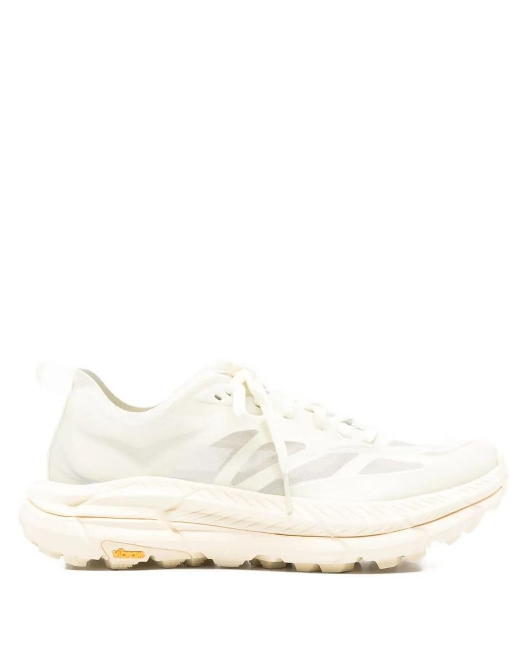 Hoka One One White U Mafate Speed 4 Lite