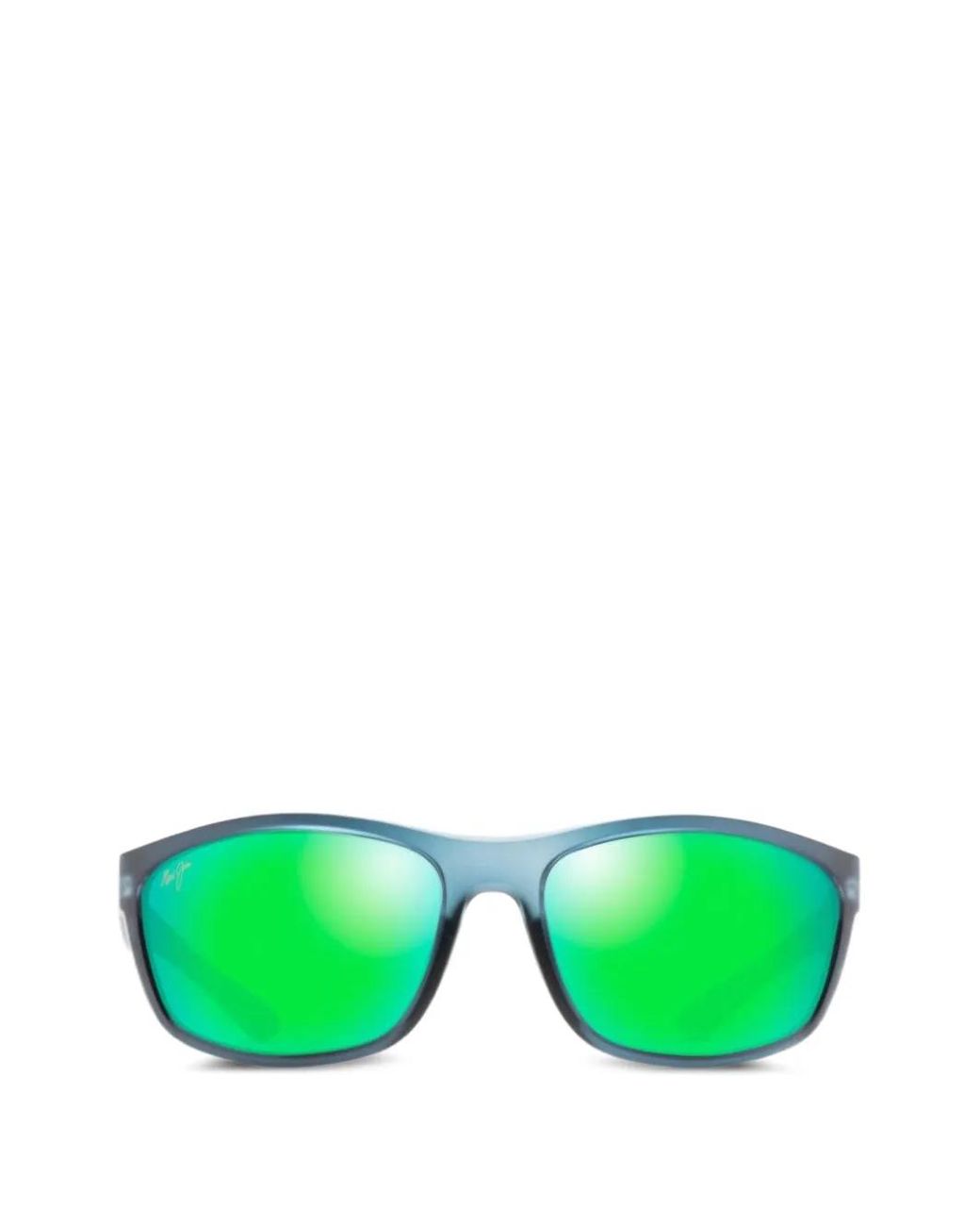 Maui Jim Green Nuu Landing Geometric-Frames Sunglasses
