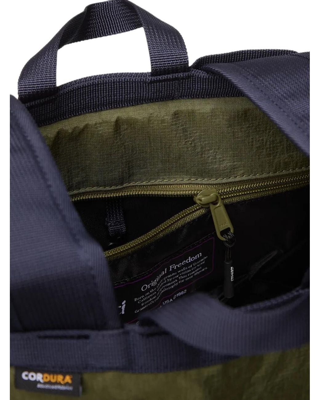 Gramicci Green Logo-Patch Backpack