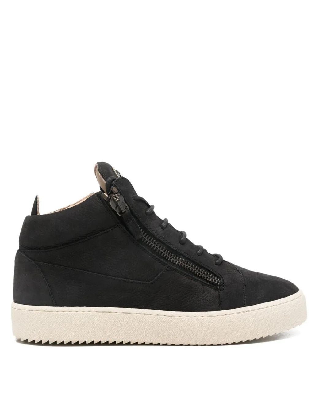 Giuseppe Zanotti Black Suede Sneakers for men