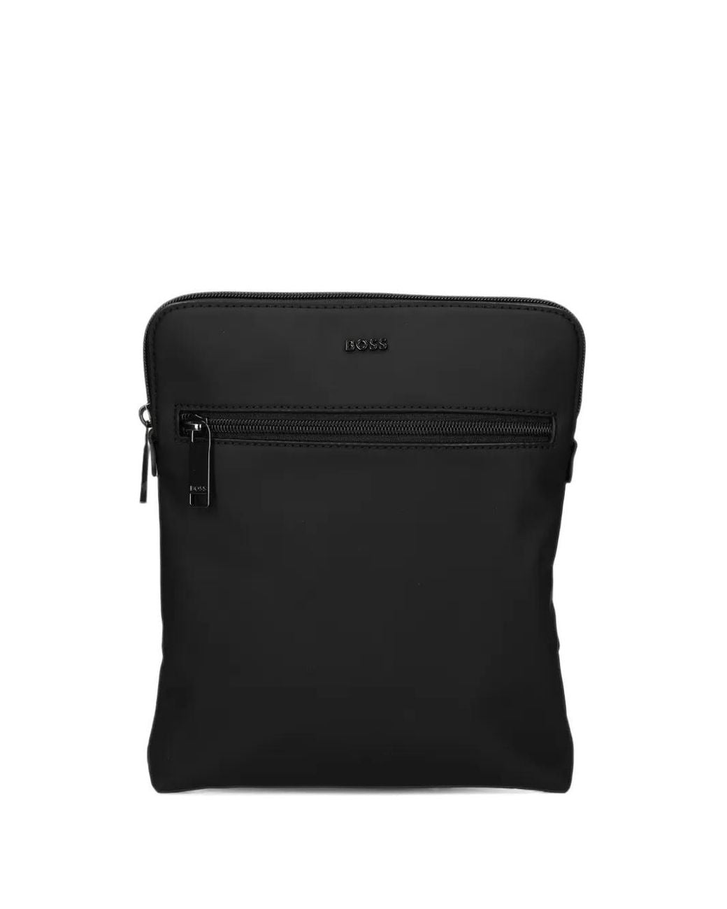 Boss Black Zeph Logo-Plaque Shoulder Bag for men