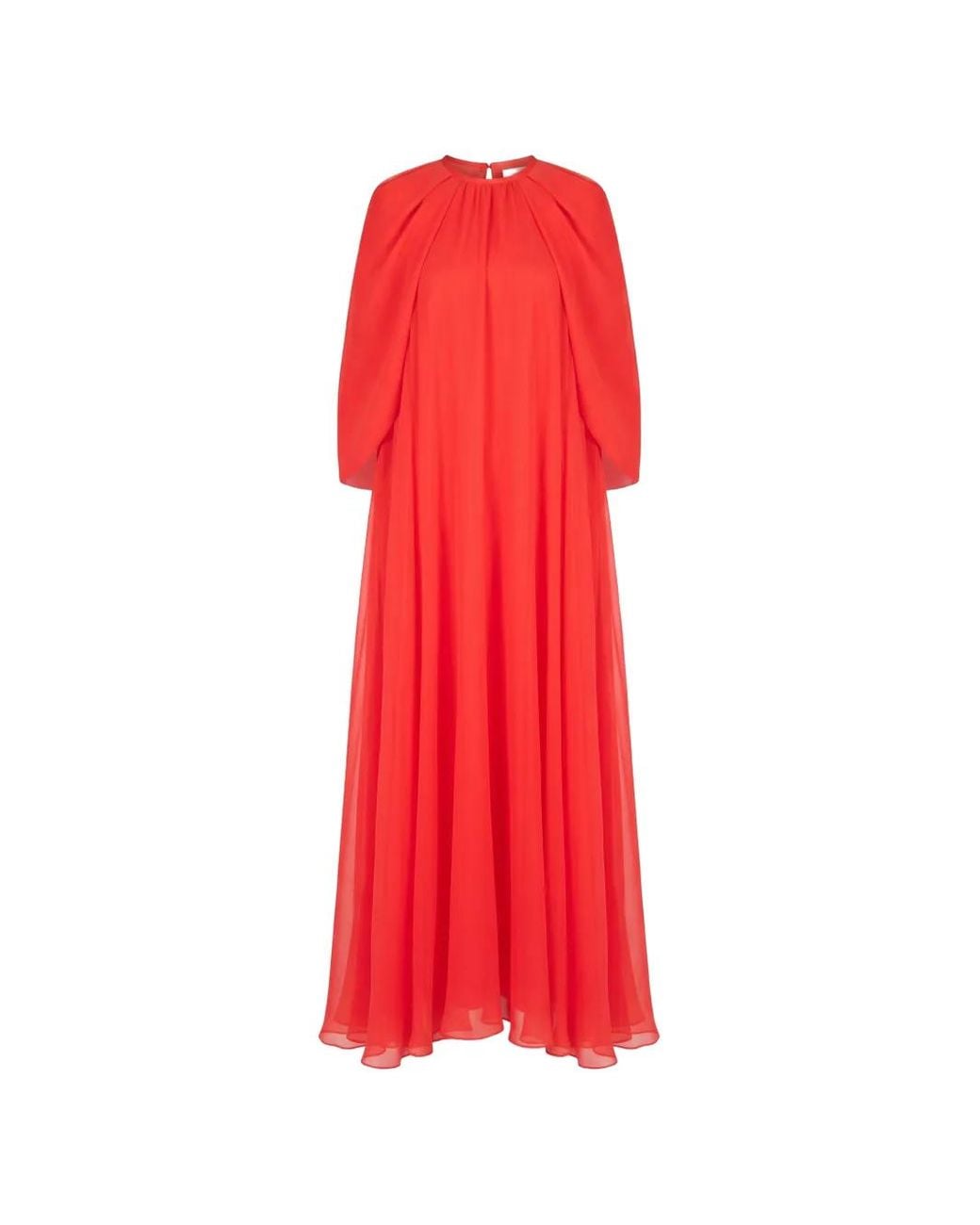Gemy Maalouf Cape-Sleeve Flared Kaftan