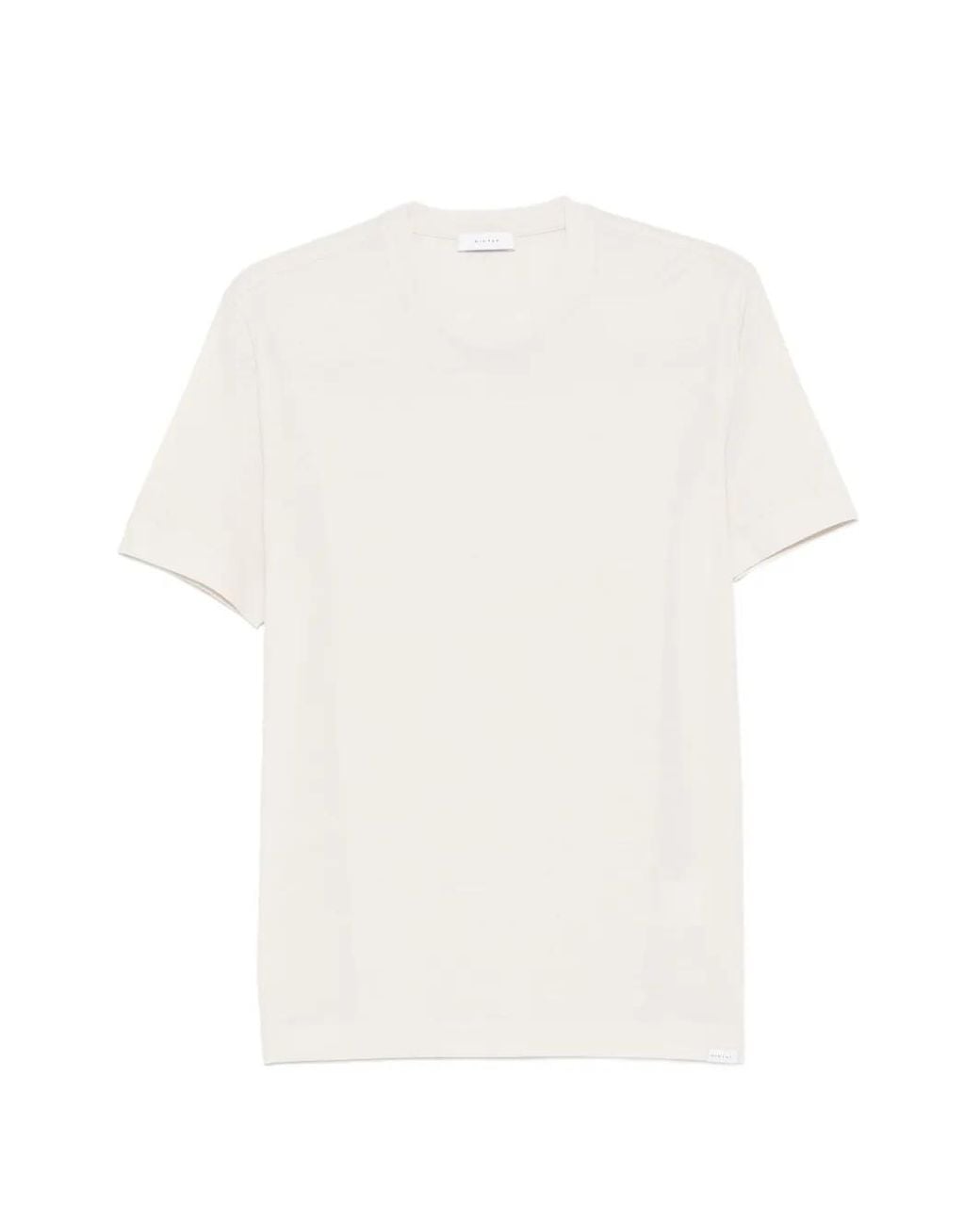 Diktat White Crew-Neck T-Shirt for men