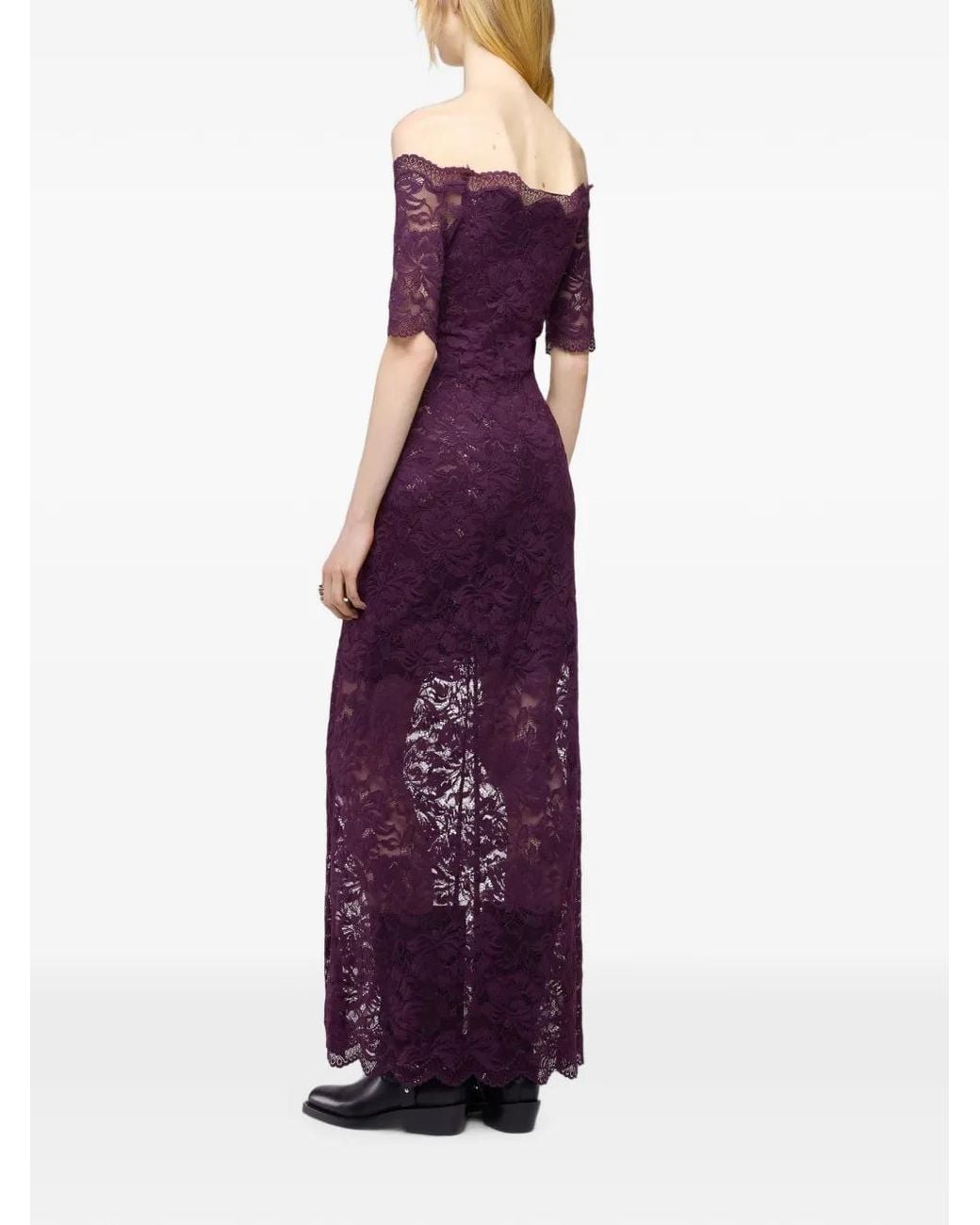 Rabanne Purple Midi Dress