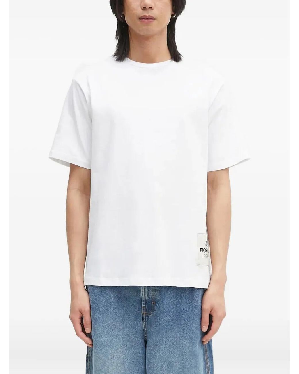 Fiorucci White Logo-Patch T-Shirt