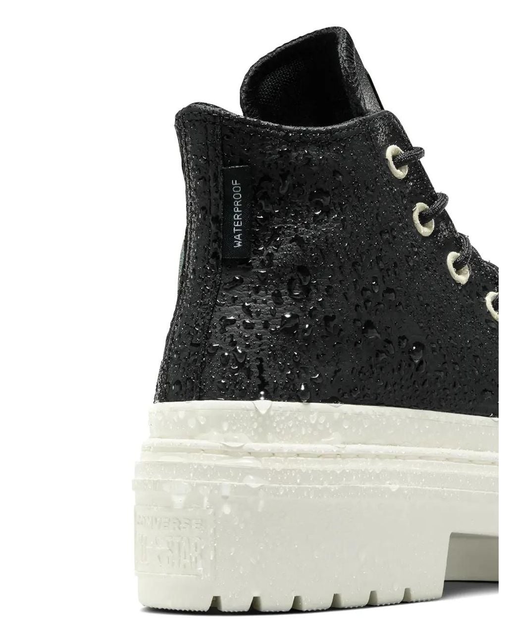 Converse Black Chuck Taylor All Star Lugged Heel Sneakers