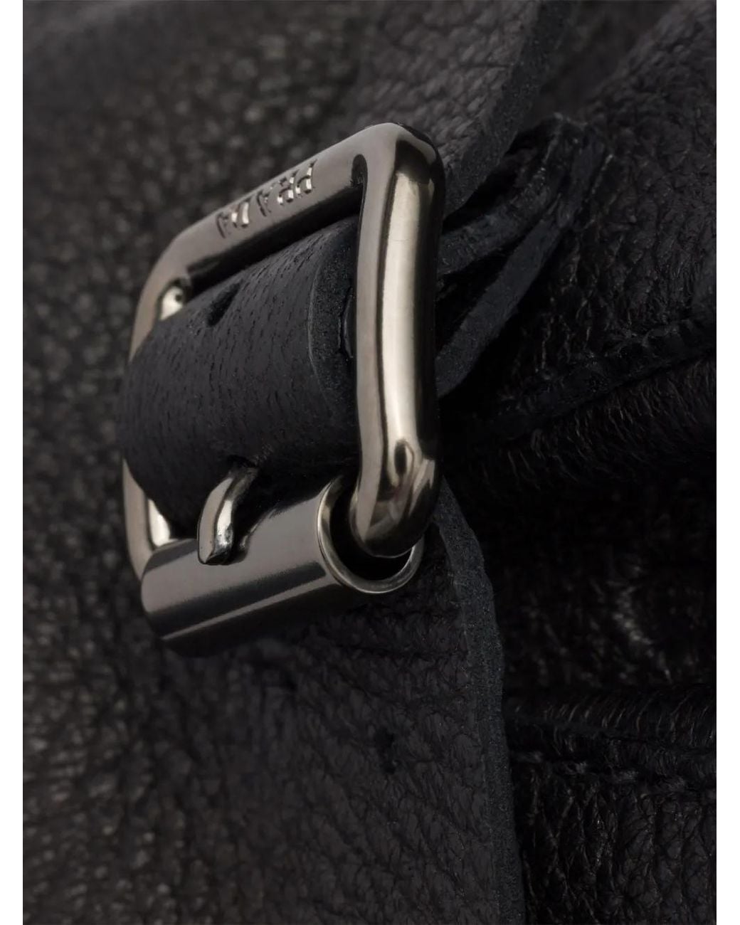 Prada Black Leather Mid-Calf Boots