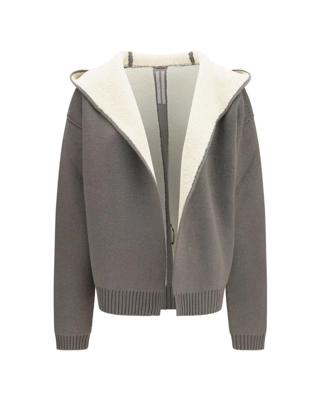 Rick Owens Gray Tower Hoodie