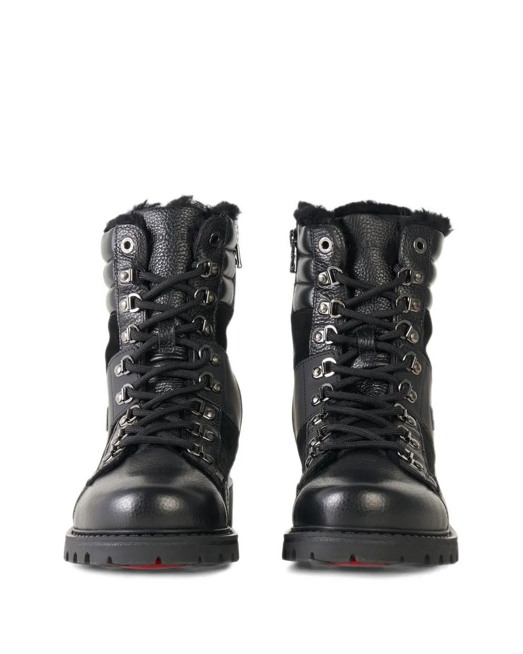 Bogner Black Helsinki Lace-Up Hiking Boots for men