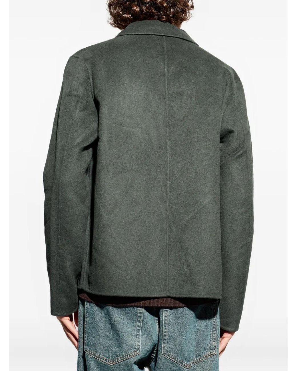Samsøe & Samsøe Green Sapaulo Zip-Fastening Side-Pockets Jacket for men