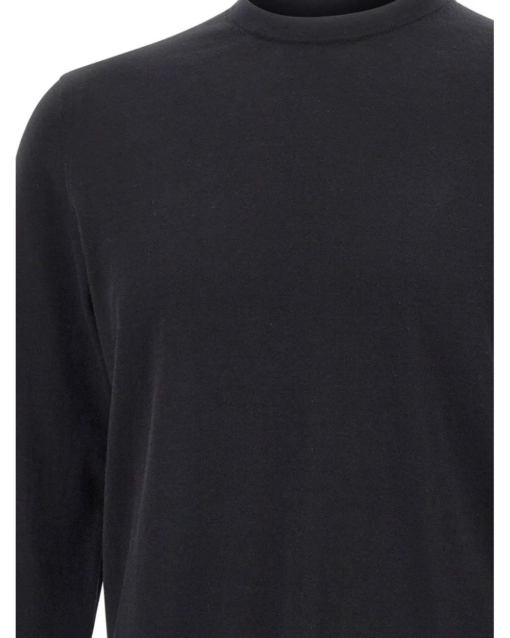 Diktat Geribbelde Sweater Met Ronde Hals in het Blue voor heren