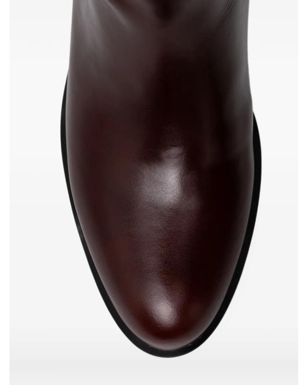Jeffrey Campbell Brown Reining-2 Polished Leather Boots