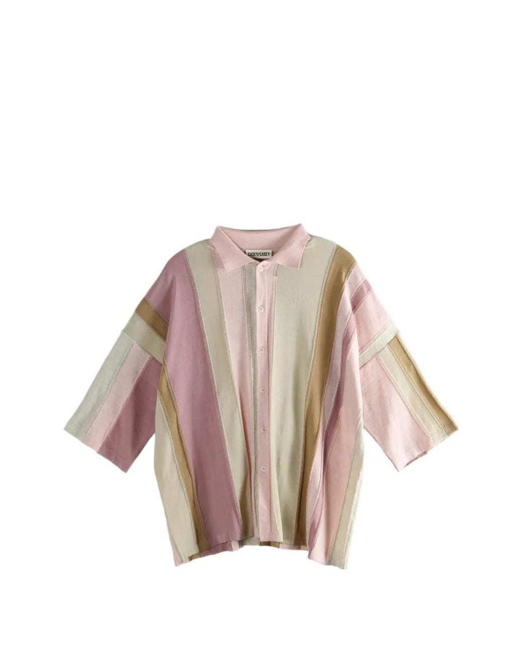 Casey Casey Gestreept Blouse in het Pink