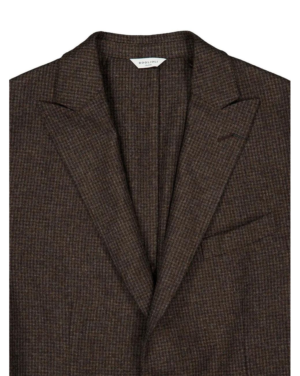Boglioli Black Blazer À Simple Boutonnage for men
