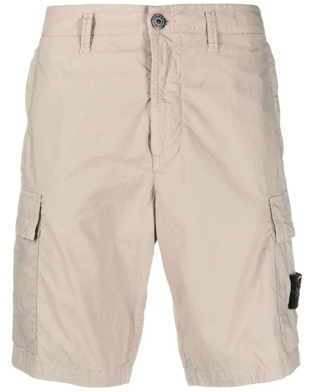Stone Island Natural Bermuda Cargo for men