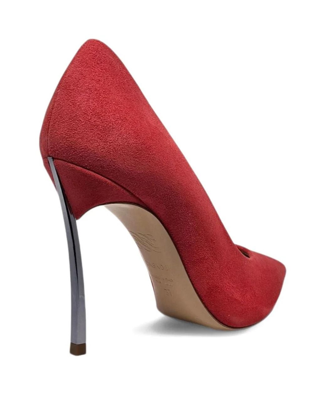 Casadei Red Pointed Stiletto Pumps