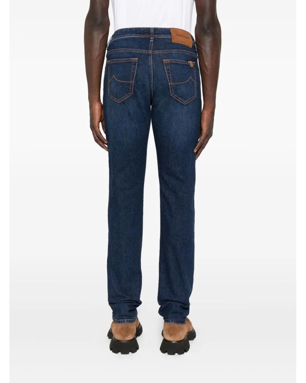 Jacob Cohen Blue Pocket-Detail Jeans for men