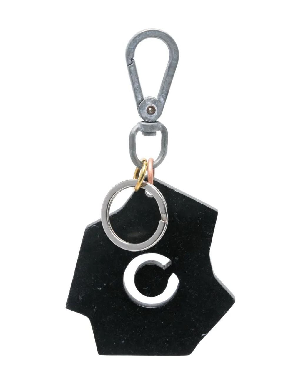 Objects IV Life Black Logo Cut-Out Keychain