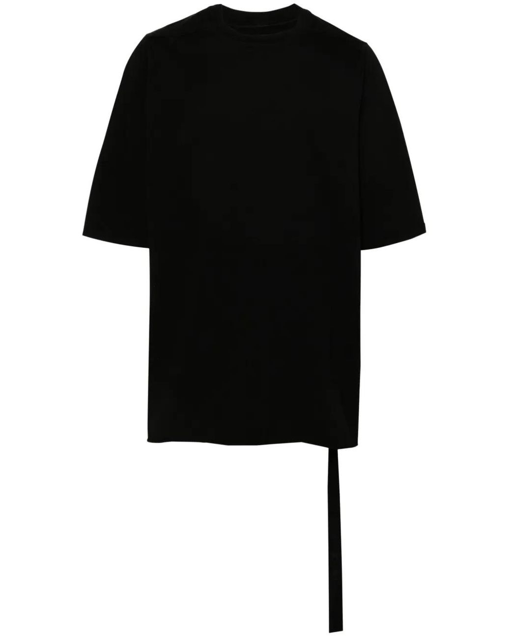 Rick Owens Black Jumbo Ss T Cotton T-Shirt for men