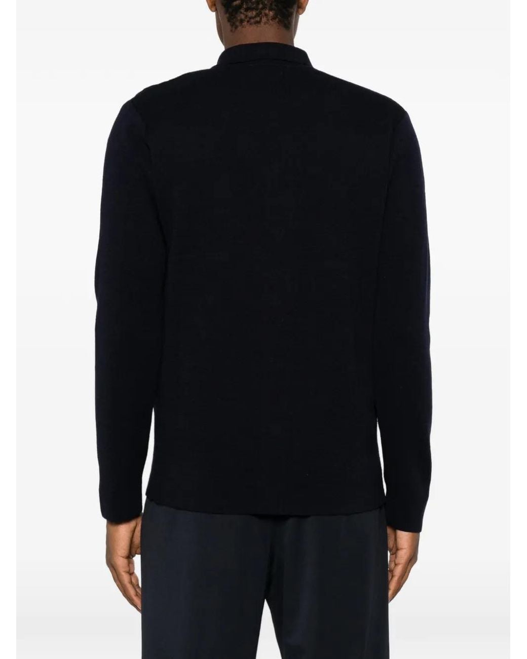 Daniele Fiesoli Blue Button-Up Cardigan for men