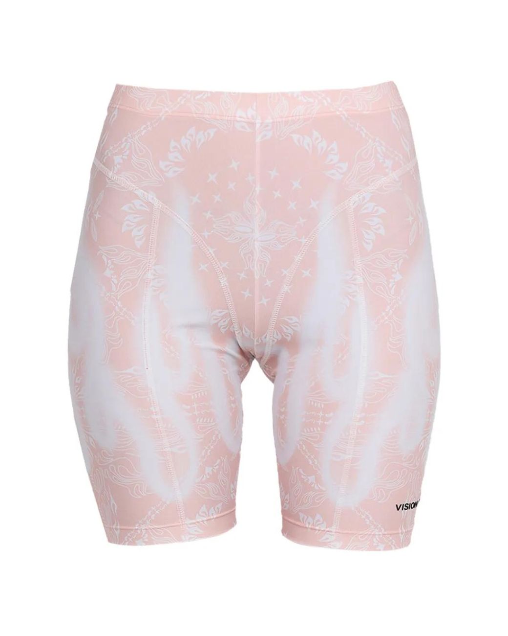 Vision Of Super Pink Print Cycling Shorts