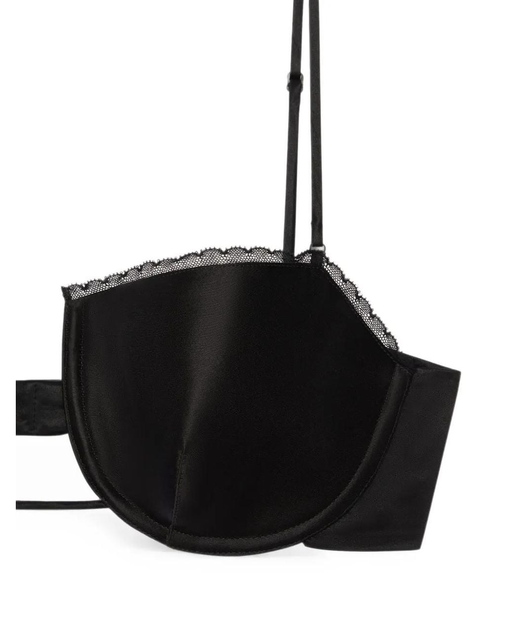 Givenchy Black Cutaway Bra