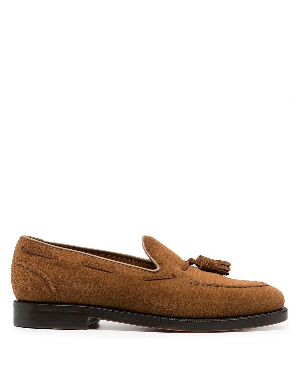Polo Ralph Lauren Booth Suede Loafer in Brown for Men | Lyst