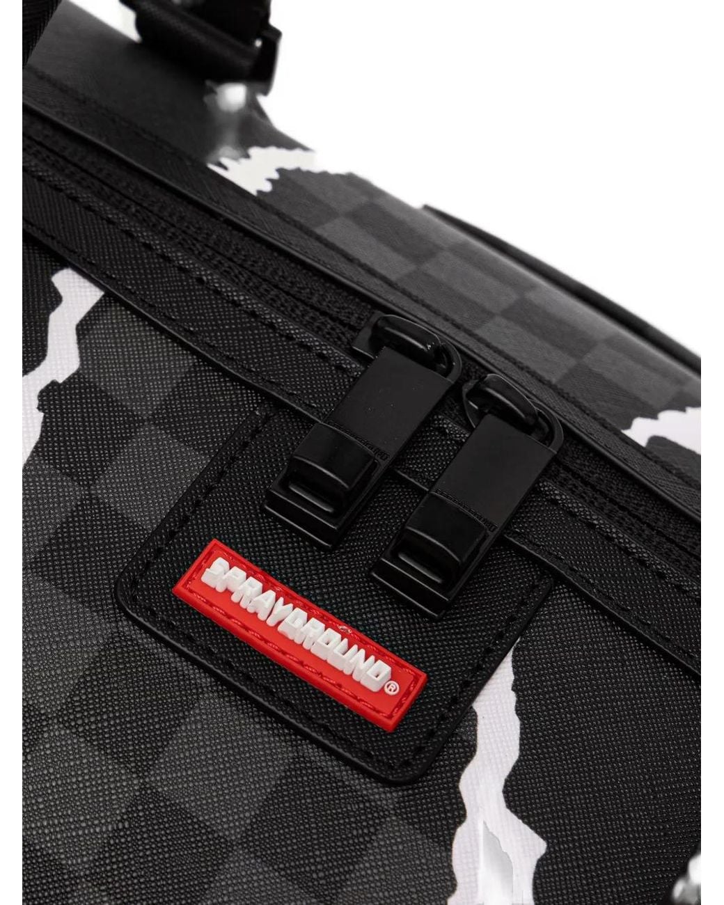 Sprayground Black Shark Slash Duffle Bag