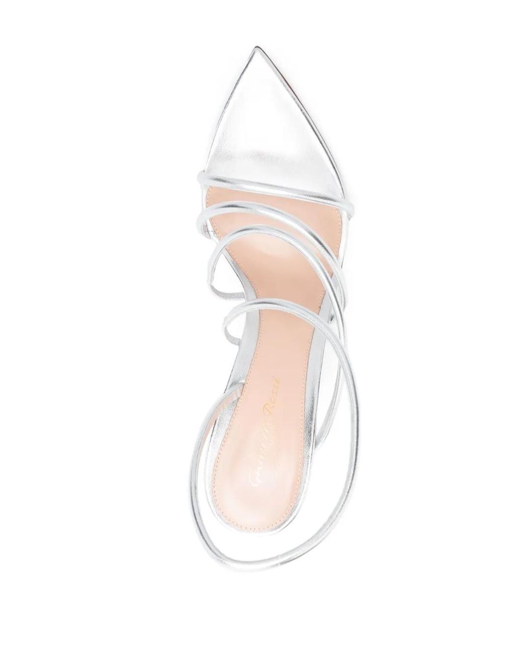 Gianvito Rossi White Ettie 105Mm Sandals