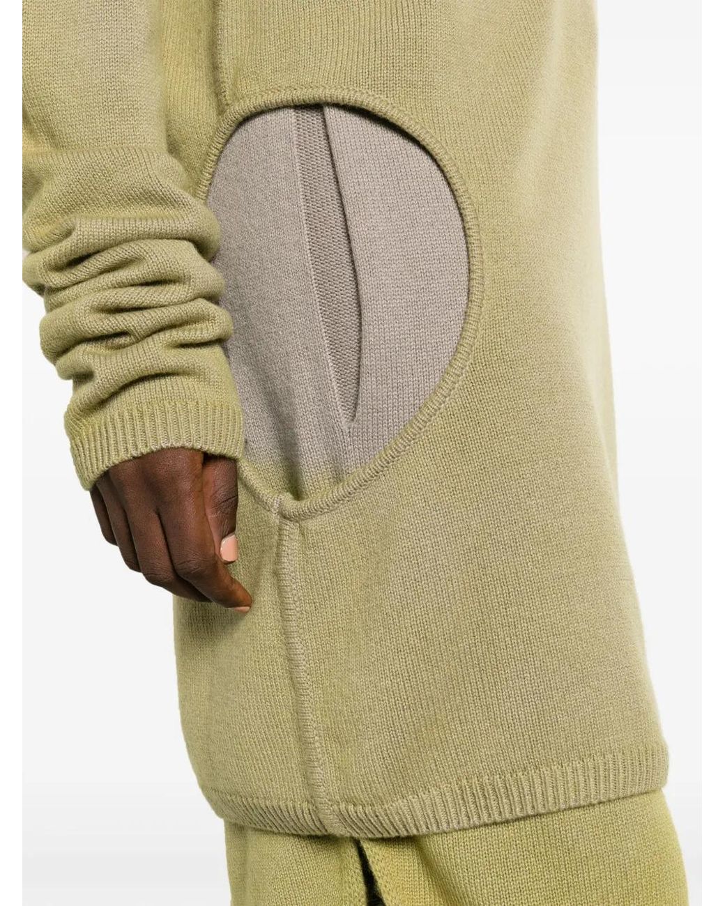 Moncler Natural Subhuman Cut-Out Jumper