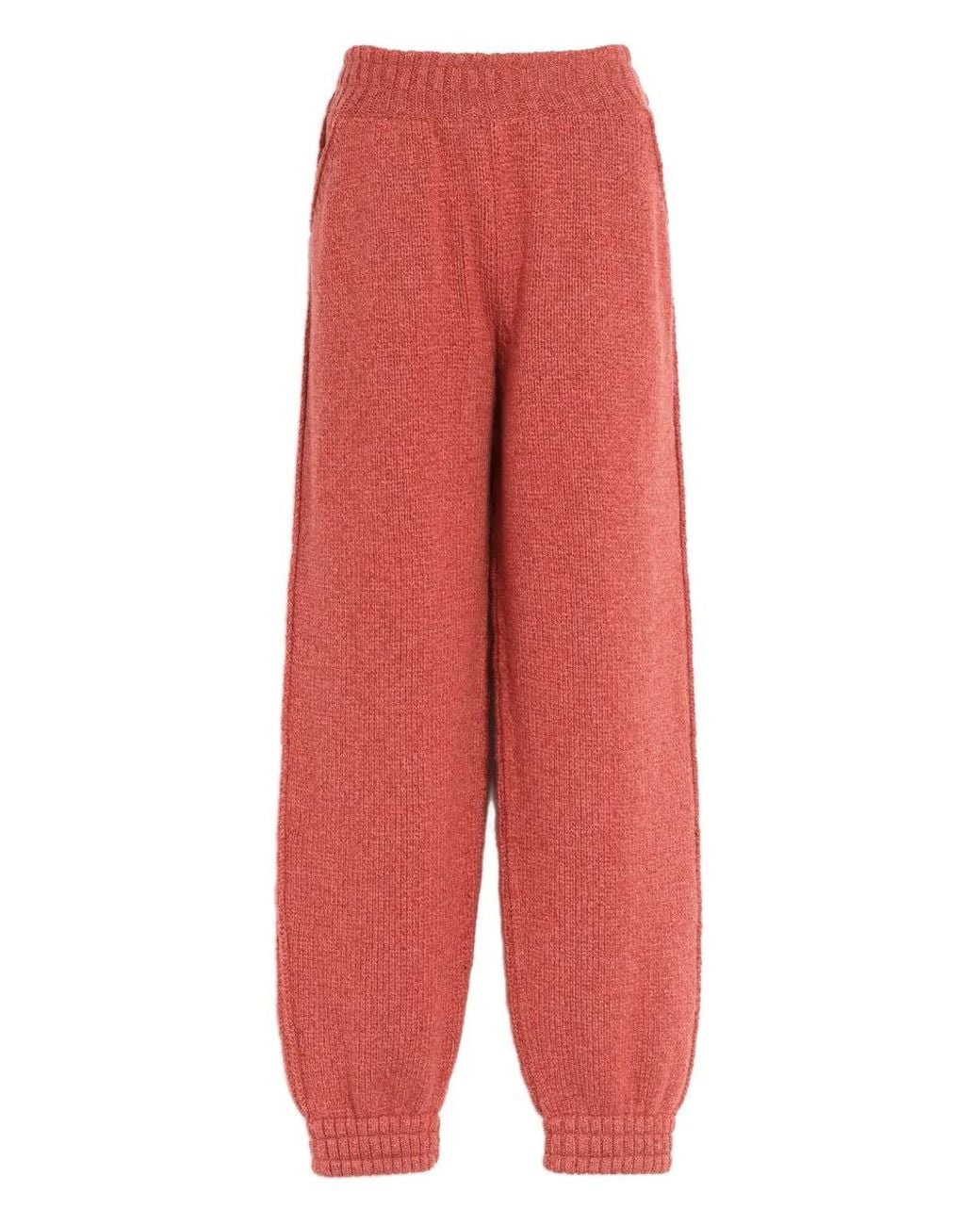 Barrie Red Pantalon En Cachemire