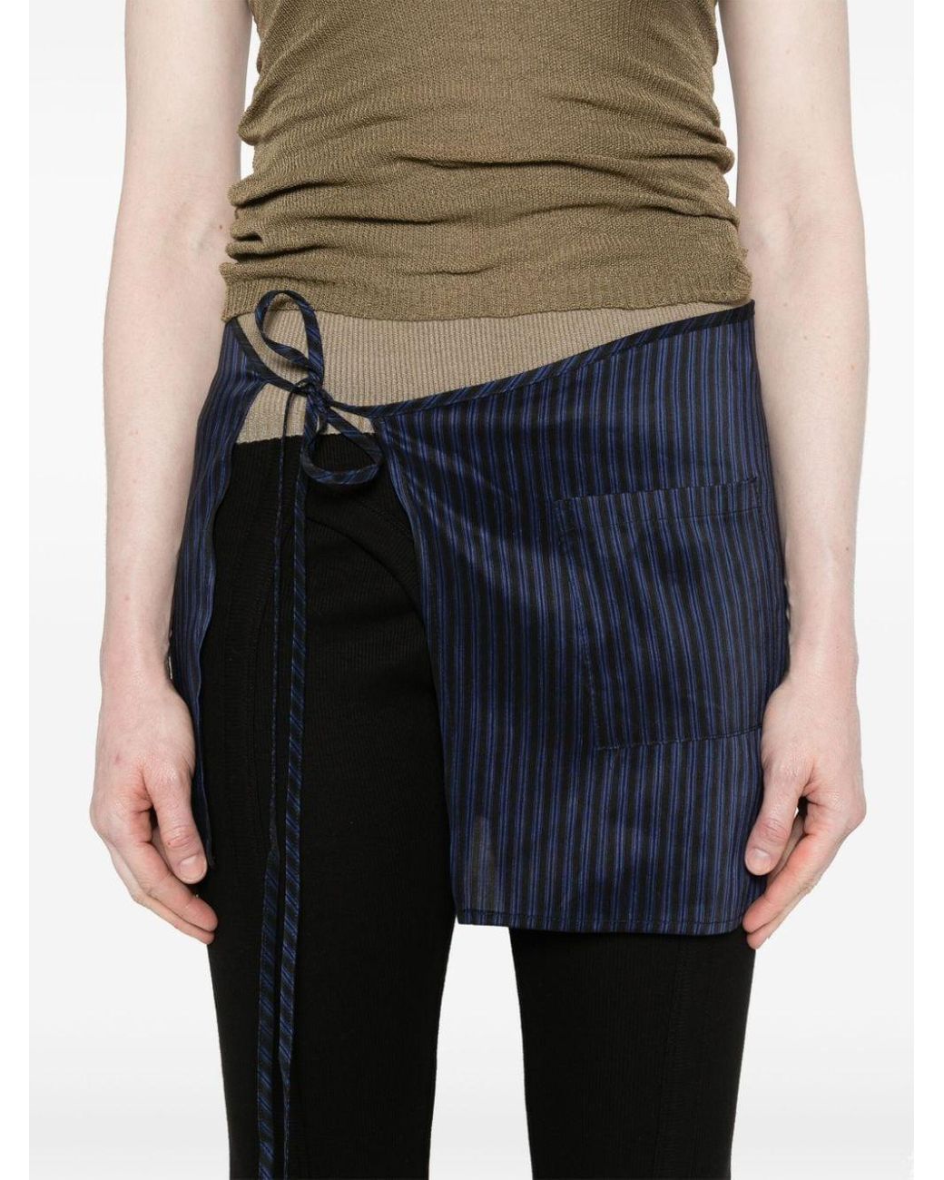 Paloma Wool Alma ラップミニスカート ブルー | Lyst Paloma Wool Alma ラップミニスカート ブルー | Lyst
