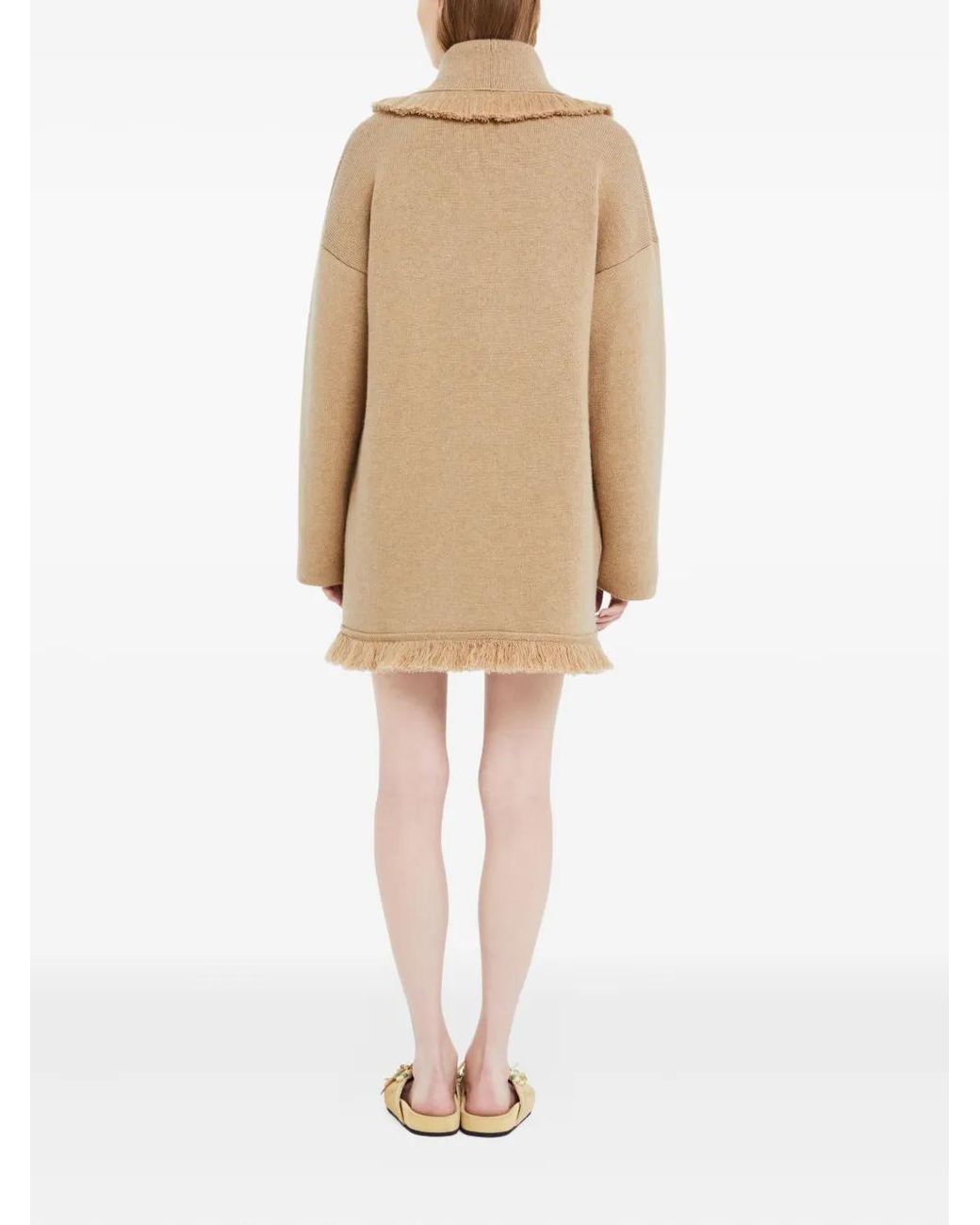 Alanui Natural Fringed Finest Coat