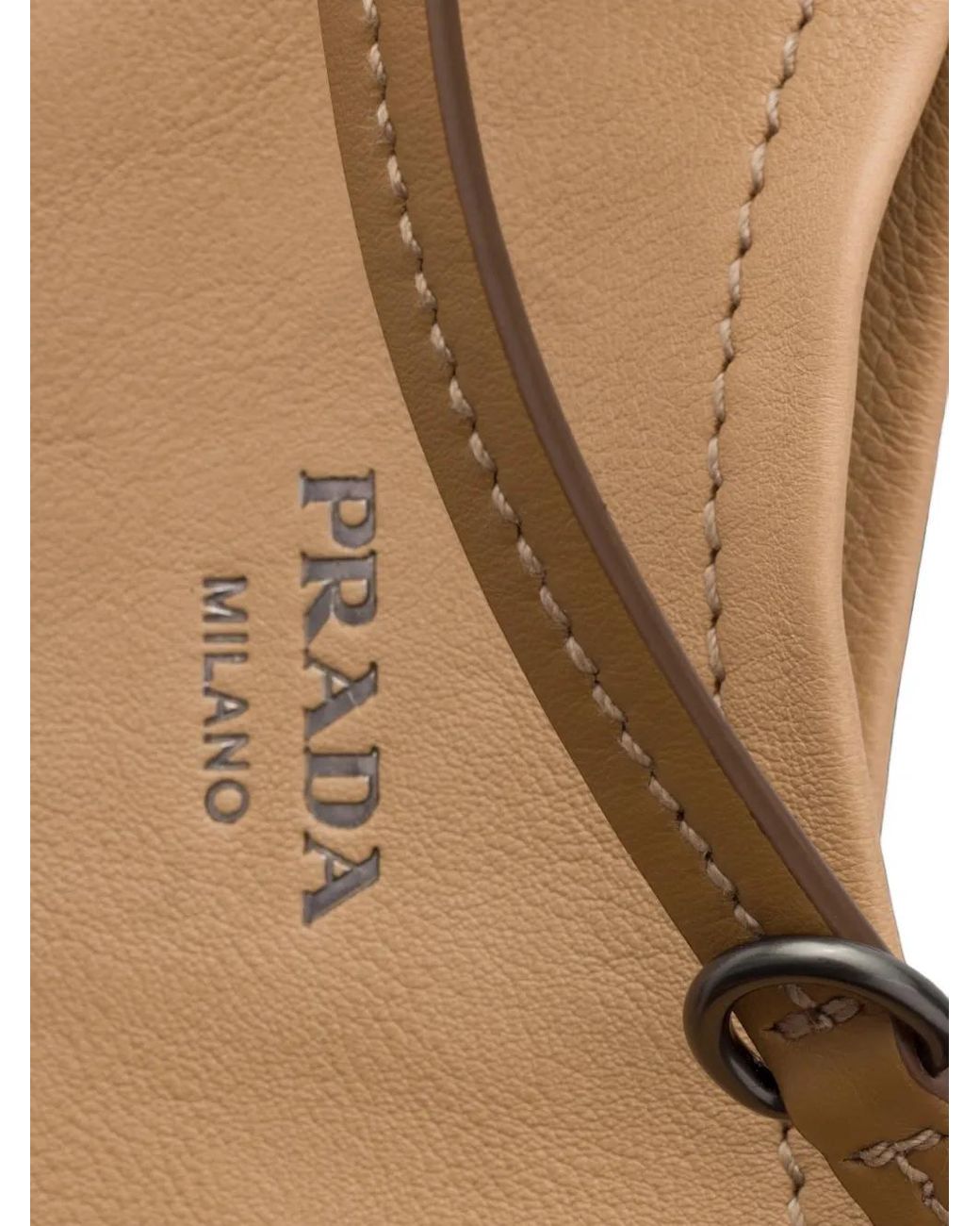 Prada Brown Route Large Leather Bag