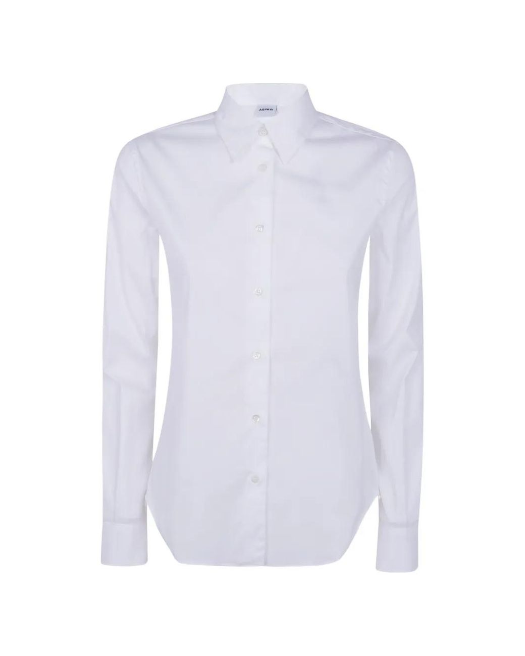 Aspesi Button-Down Overhemd in het White