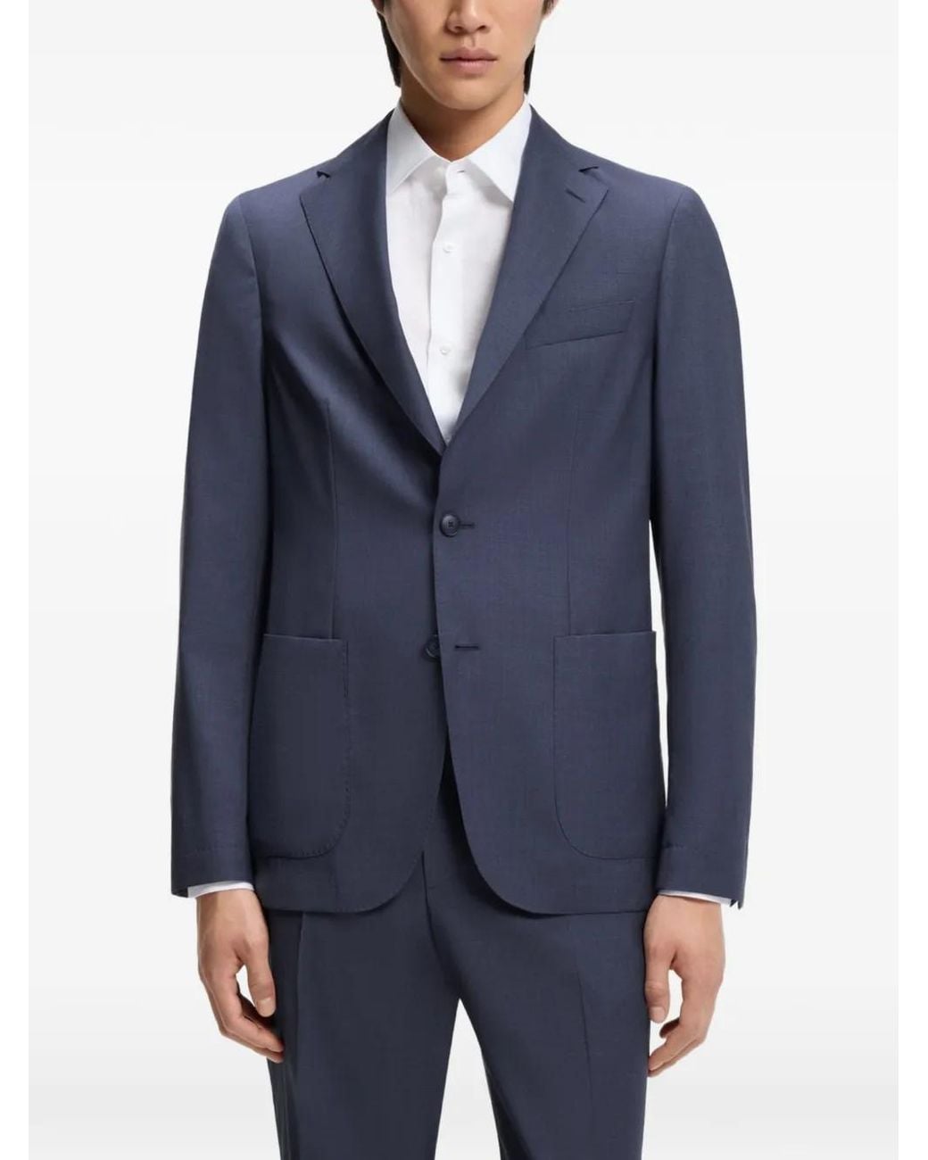 Boss Blue Slim-Fit Jacket for men