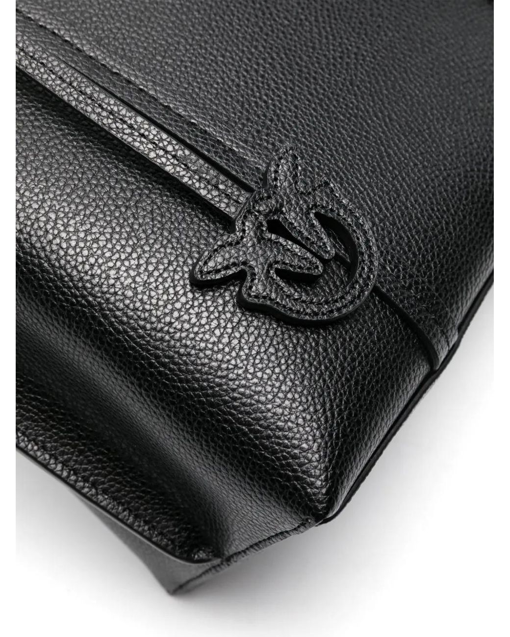 Pinko Black Luxurious 100% Leather Bag