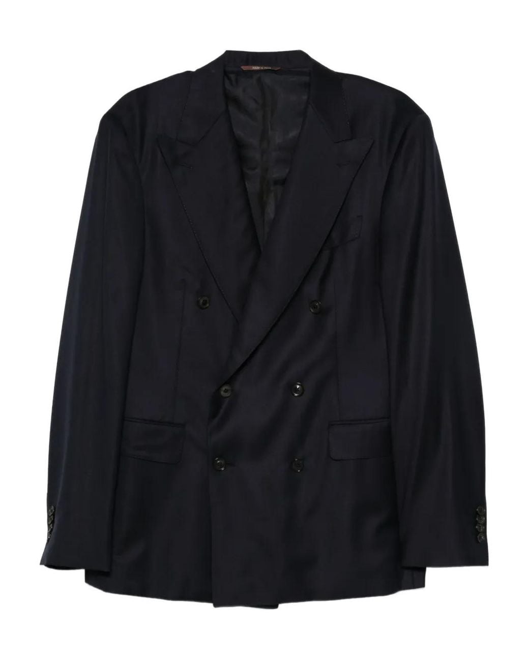 Canali Black Double-Breasted Suit for men