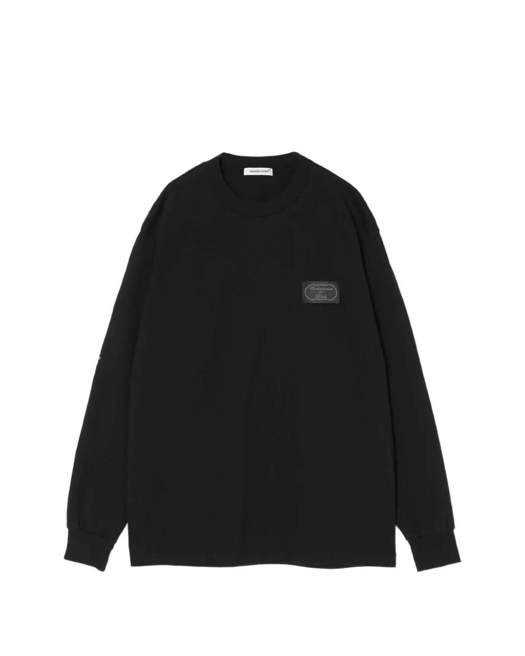 Undercover Black Logo-Patch Graphic-Print T-Shirt for men