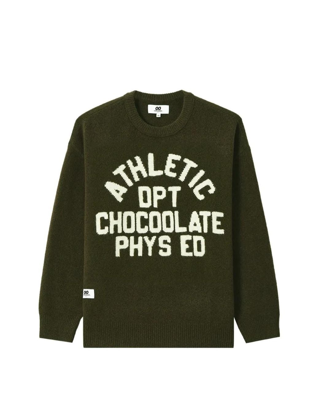 Chocoolate Green Cotton Sweater for men